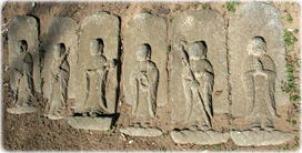 画像:六地蔵石仏 画像:六地蔵石仏
