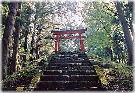 画像:川窪稲荷神社参道